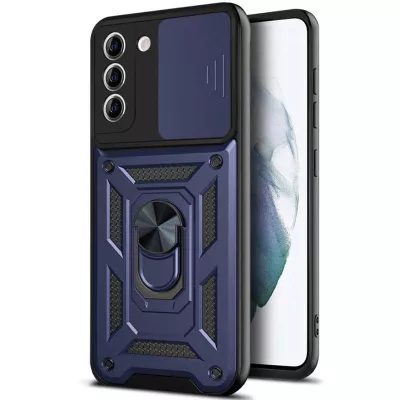 Чохол Ummi Camshield Serge Ring для Samsung Galaxy S21 FE Синій