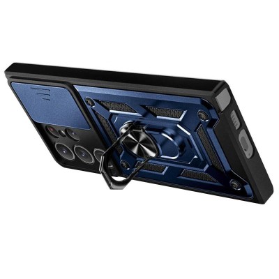 Чохол Ummi Camshield Serge Ring для Samsung Galaxy S25 Ultra Синій Чохол Ummi Camshield Serge Ring для Samsung Galaxy S25 Ultra Синій