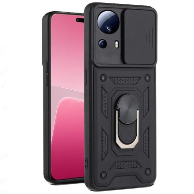 Чохол Ummi Camshield Serge Ring для Xiaomi 13 Lite Чорний Чохол Ummi Camshield Serge Ring для Xiaomi 13 Lite Чорний