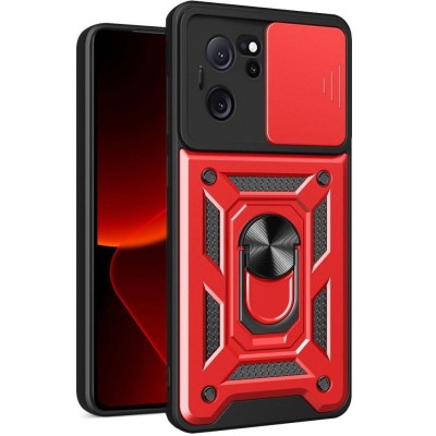 Чохол Ummi Camshield Serge Ring для Xiaomi 13T / 13T Pro Червоний Чохол Ummi Camshield Serge Ring для Xiaomi 13T / 13T Pro Червоний