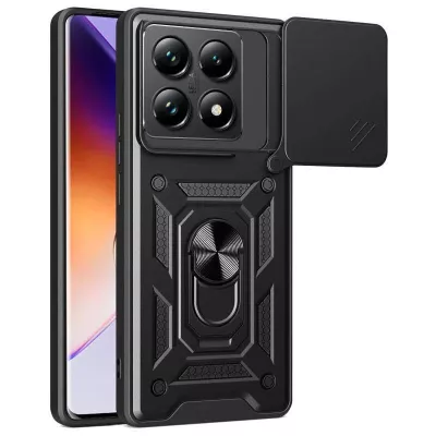 Чохол Ummi Camshield Serge Ring для Xiaomi 14T Pro Чорний