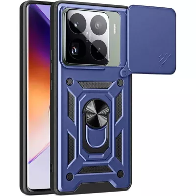 Чохол Ummi Camshield Serge Ring для Xiaomi 15 Pro Синій