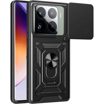Чохол Ummi Camshield Serge Ring для Xiaomi 15 Pro Чорний Чохол Ummi Camshield Serge Ring для Xiaomi 15 Pro Чорний