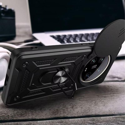 Чохол Ummi Camshield Serge Ring для Xiaomi 15 Ultra Чорний Чохол Ummi Camshield Serge Ring для Xiaomi 15 Ultra Чорний