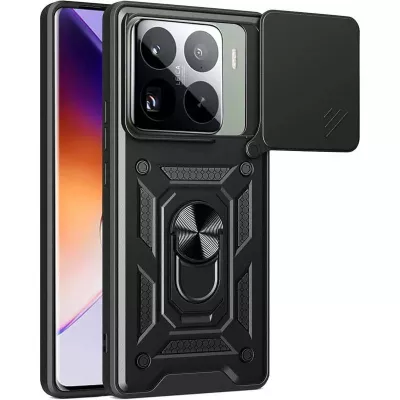 Чохол Ummi Camshield Serge Ring для Xiaomi 15 Чорний