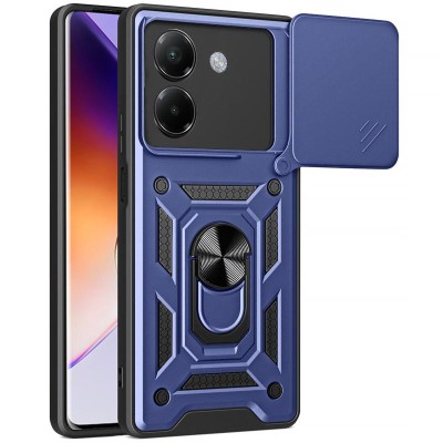 Чохол Ummi Camshield Serge Ring для Xiaomi Poco M7 Pro 5G Синій