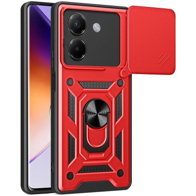 Чохол Ummi Camshield Serge Ring для Xiaomi Poco M7 Pro 5G Червоний Чохол Ummi Camshield Serge Ring для Xiaomi Poco M7 Pro 5G Червоний