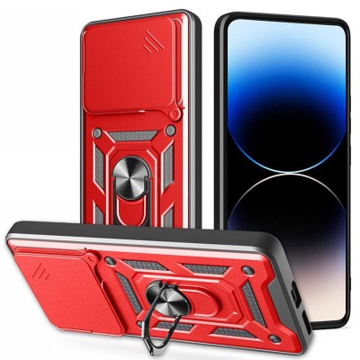 Чохол Ummi Camshield Serge Ring для Xiaomi Poco M7 Pro 5G Червоний Чохол Ummi Camshield Serge Ring для Xiaomi Poco M7 Pro 5G Червоний