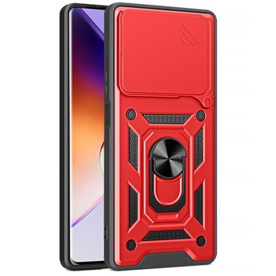 Чохол Ummi Camshield Serge Ring для Xiaomi Poco M7 Pro 5G Червоний Чохол Ummi Camshield Serge Ring для Xiaomi Poco M7 Pro 5G Червоний