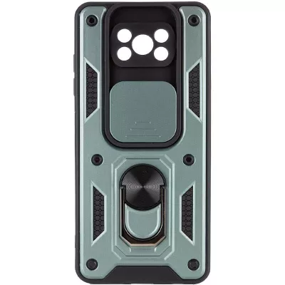 Чохол Ummi Camshield Serge Ring для Xiaomi Poco X3 NFC / Poco X3 Pro Зелений