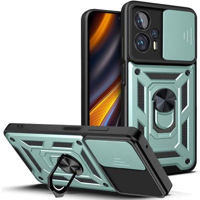 Чохол Ummi Camshield Serge Ring для Xiaomi Poco X4 GT Зелений Чохол Ummi Camshield Serge Ring для Xiaomi Poco X4 GT Зелений