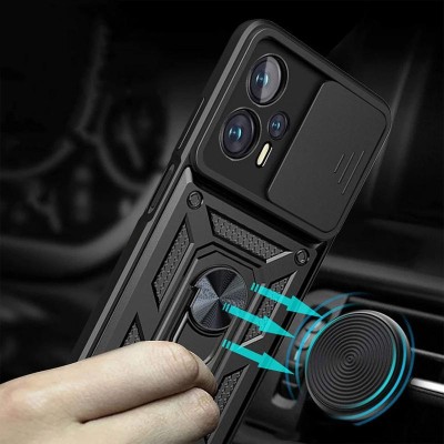Чохол Ummi Camshield Serge Ring для Xiaomi Poco X4 GT Чорний Чохол Ummi Camshield Serge Ring для Xiaomi Poco X4 GT Чорний