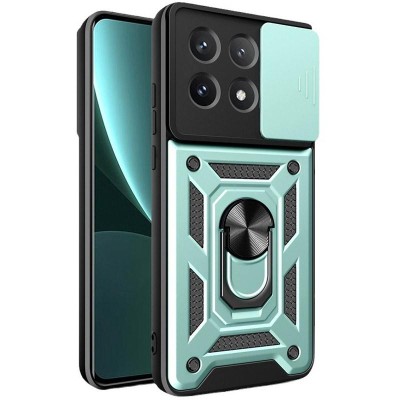 Чохол Ummi Camshield Serge Ring для Xiaomi Poco X6 Pro Зелений Чохол Ummi Camshield Serge Ring для Xiaomi Poco X6 Pro Зелений