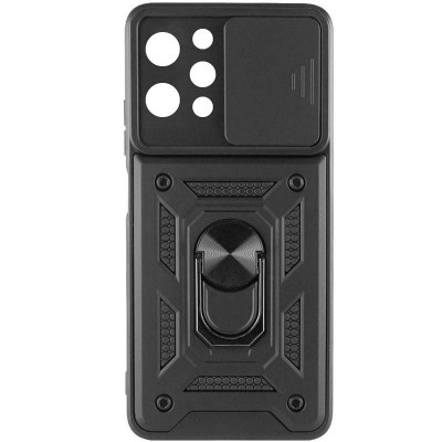 Чохол Ummi Camshield Serge Ring для Xiaomi Redmi 12 / Poco M6 Pro 5G Чорний