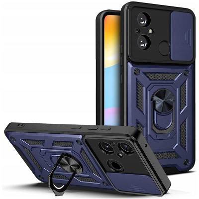 Чохол Ummi Camshield Serge Ring для Xiaomi Redmi 12C Синій Чохол Ummi Camshield Serge Ring для Xiaomi Redmi 12C Синій