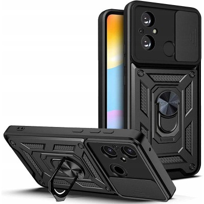 Чохол Ummi Camshield Serge Ring для Xiaomi Redmi 12C Чорний Чохол Ummi Camshield Serge Ring для Xiaomi Redmi 12C Чорний