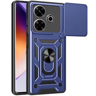 Чохол Ummi Camshield Serge Ring для Xiaomi Redmi 13 4G / Poco M6 4G Синій Чохол Ummi Camshield Serge Ring для Xiaomi Redmi 13 4G / Poco M6 4G Синій