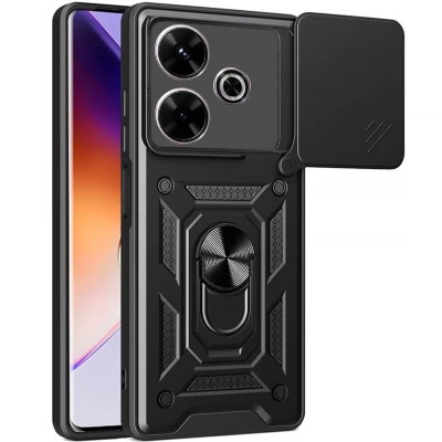 Чохол Ummi Camshield Serge Ring для Xiaomi Redmi 13 4G / Poco M6 4G Чорний