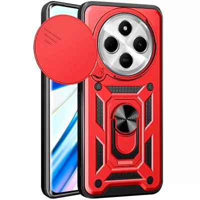 Чохол Ummi Camshield Serge Ring для Xiaomi Redmi 14C / A4 / Poco C75 / M7 Червоний