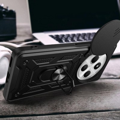Чохол Ummi Camshield Serge Ring для Xiaomi Redmi 14C / A4 / Poco C75 / M7 Чорний Чохол Ummi Camshield Serge Ring для Xiaomi Redmi 14C / A4 / Poco C75 / M7 Чорний