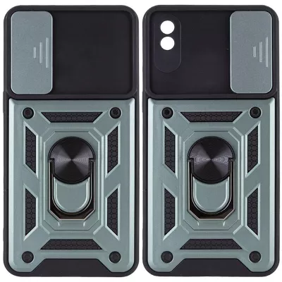 Чохол Ummi Camshield Serge Ring для Xiaomi Redmi 9A Зелений