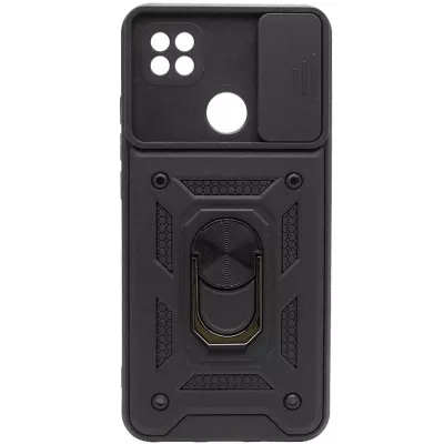 Чохол Ummi Camshield Serge Ring для Xiaomi Redmi 9C / Redmi 10A Чорний