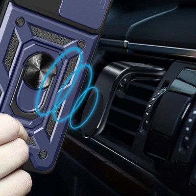 Чохол Ummi Camshield Serge Ring для Xiaomi Redmi Note 10 / Note 10s / Poco M5s Синій Чохол Ummi Camshield Serge Ring для Xiaomi Redmi Note 10 / Note 10s / Poco M5s Синій