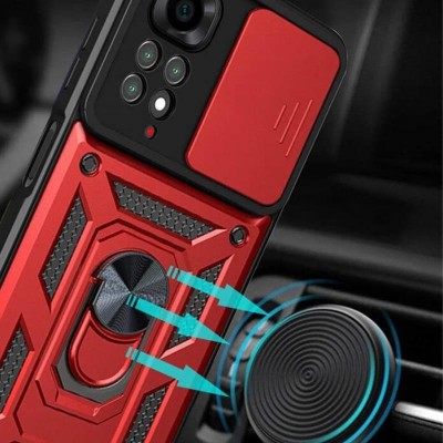 Чохол Ummi Camshield Serge Ring для Xiaomi Redmi Note 11 (Global) / Note 11S Червоний Чохол Ummi Camshield Serge Ring для Xiaomi Redmi Note 11 (Global) / Note 11S Червоний