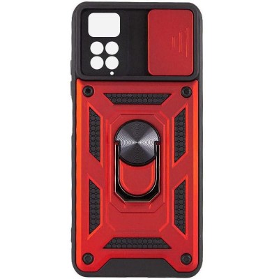 Чохол Ummi Camshield Serge Ring для Xiaomi Redmi Note 11 Pro 4G/5G/Note 11E Pro/ 12 Pro 4G Червоний Чохол Ummi Camshield Serge Ring для Xiaomi Redmi Note 11 Pro 4G/5G/Note 11E Pro/ 12 Pro 4G Червоний