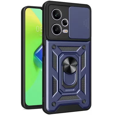 Чохол Ummi Camshield Serge Ring для Xiaomi Redmi Note 12 Pro+ 5G Синій