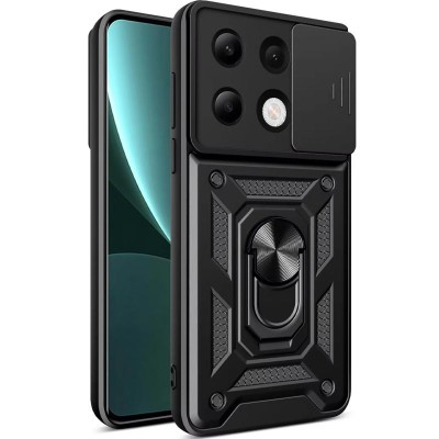 Чохол Ummi Camshield Serge Ring для Xiaomi Redmi Note 13 4G Чорний Чохол Ummi Camshield Serge Ring для Xiaomi Redmi Note 13 4G Чорний