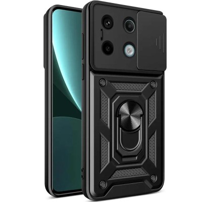 Чохол Ummi Camshield Serge Ring для Xiaomi Redmi Note 13 Pro 4G / 14s / Poco M6 Pro 4G Чорний Чохол Ummi Camshield Serge Ring для Xiaomi Redmi Note 13 Pro 4G / 14s / Poco M6 Pro 4G Чорний