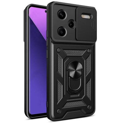 Чохол Ummi Camshield Serge Ring для Xiaomi Redmi Note 13 Pro+ Чорний Чохол Ummi Camshield Serge Ring для Xiaomi Redmi Note 13 Pro+ Чорний