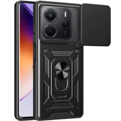 Чохол Ummi Camshield Serge Ring для Xiaomi Redmi Note 14 4G (Int. version) Чорний Чохол Ummi Camshield Serge Ring для Xiaomi Redmi Note 14 4G (Int. version) Чорний