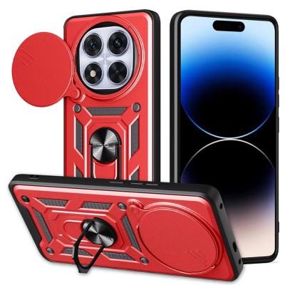 Чохол Ummi Camshield Serge Ring для Xiaomi Redmi Note 14 Pro 4G Червоний Чохол Ummi Camshield Serge Ring для Xiaomi Redmi Note 14 Pro 4G Червоний