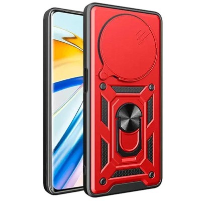 Чохол Ummi Camshield Serge Ring для Xiaomi Redmi Note 14 Pro 4G Червоний Чохол Ummi Camshield Serge Ring для Xiaomi Redmi Note 14 Pro 4G Червоний