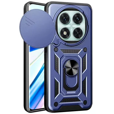 Чохол Ummi Camshield Serge Ring для Xiaomi Redmi Note 14 Pro 5G / Poco X7 Синій