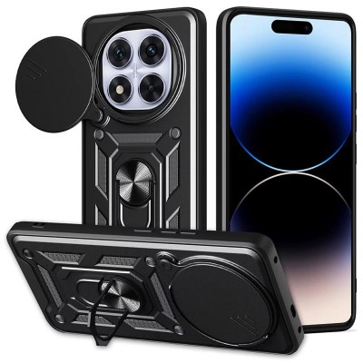 Чохол Ummi Camshield Serge Ring для Xiaomi Redmi Note 14 Pro+ Чорний