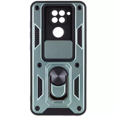 Чохол Ummi Camshield Serge Ring для Xiaomi Redmi Note 9 / Redmi 10X Зелений