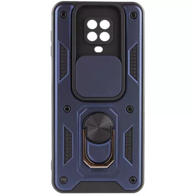 Чохол Ummi Camshield Serge Ring для Xiaomi Redmi Note 9s / Note 9 Pro / 9 Pro Max Синій