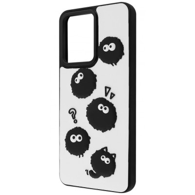 Чохол WAVE Doodle Case Xiaomi Redmi 13C 4G/Poco C65 black fluffy
