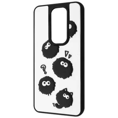 Чохол WAVE Doodle Case Xiaomi Redmi Note 8 Pro black fluffy
