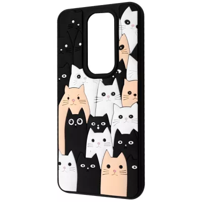 Чохол WAVE Doodle Case Xiaomi Redmi Note 8 Pro cats