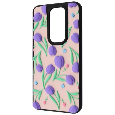 Чохол WAVE Doodle Case Xiaomi Redmi Note 8 Pro flowers