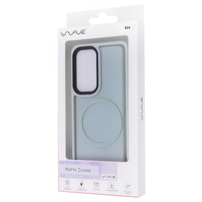 Чохол WAVE Matte Insane Case with Magnetic Ring Samsung Galaxy S24/S25 mint