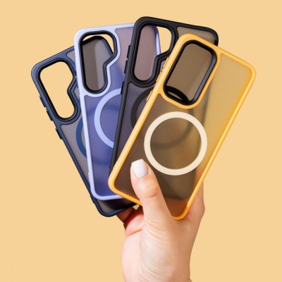 Чохол WAVE Matte Insane Case with Magnetic Ring Samsung Galaxy S24/S25 mint