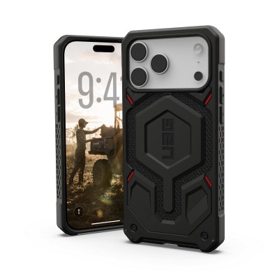 Чохол для iPhone 17 Pro Max, Monarch Pro MagSafe, Kevlar Black (114514113940) Чохол для iPhone 17 Pro Max, Monarch Pro MagSafe, Kevlar Black (114514113940)