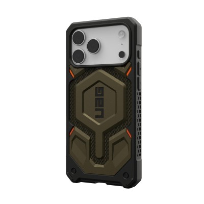 Чохол для iPhone 17 Pro Max, Monarch Pro MagSafe, Kevlar Element Green (11451411397B) Чохол для iPhone 17 Pro Max, Monarch Pro MagSafe, Kevlar Element Green (11451411397B)