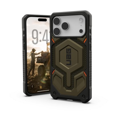 Чохол для iPhone 17 Pro Max, Monarch Pro MagSafe, Kevlar Element Green (11451411397B) Чохол для iPhone 17 Pro Max, Monarch Pro MagSafe, Kevlar Element Green (11451411397B)