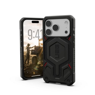 Чохол для iPhone 17 Pro, Monarch Pro MagSafe, Kevlar Black (114513113940) Чохол для iPhone 17 Pro, Monarch Pro MagSafe, Kevlar Black (114513113940)